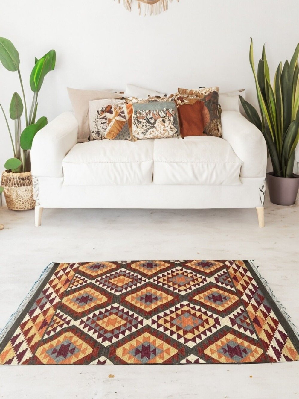 Alwar Large Rug Kilim Style Second Nature Online