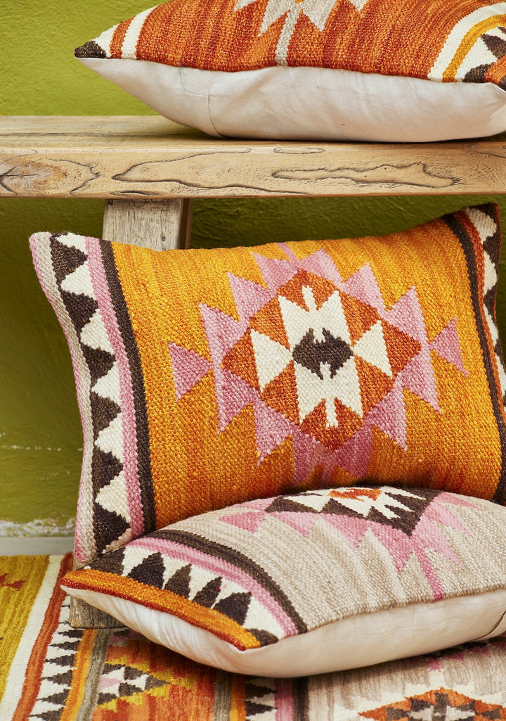 Aztec Kilim Cushion Cover - Second Nature Online