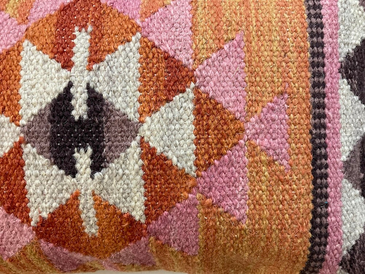 Aztec Orange Pink Close Up - Second Nature Online