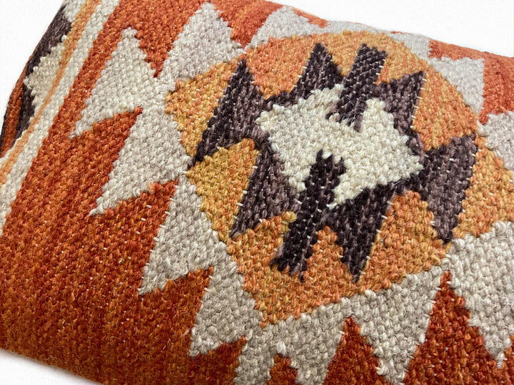 Aztec Kilim Cushion Close Up