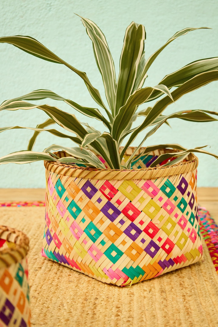Bamboo Rainbow Baskets - Second Nature Online