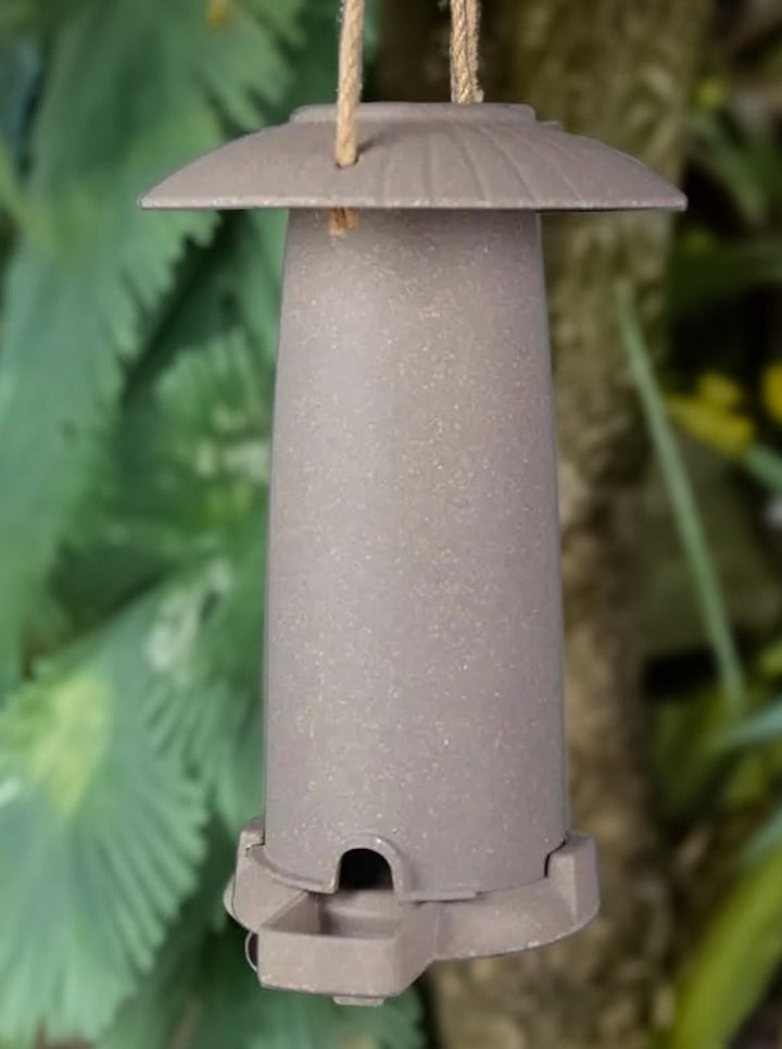 Earthy Seed Feeder For Your Garden - Recycled Straw