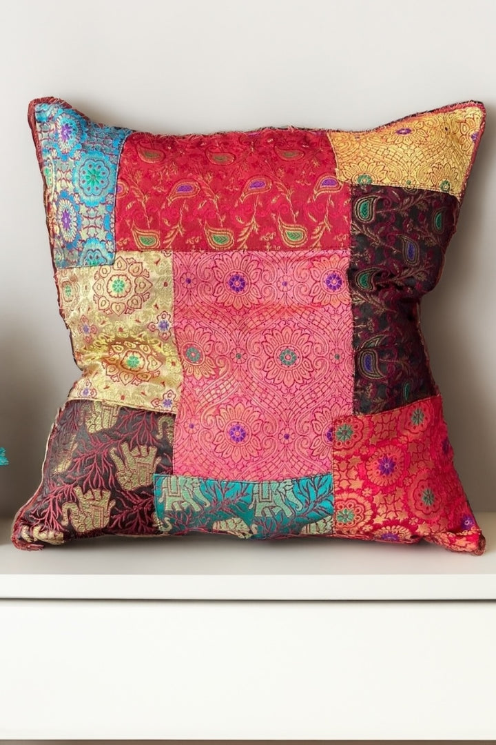 Patchwork Indian Jaipur Cushion Cover