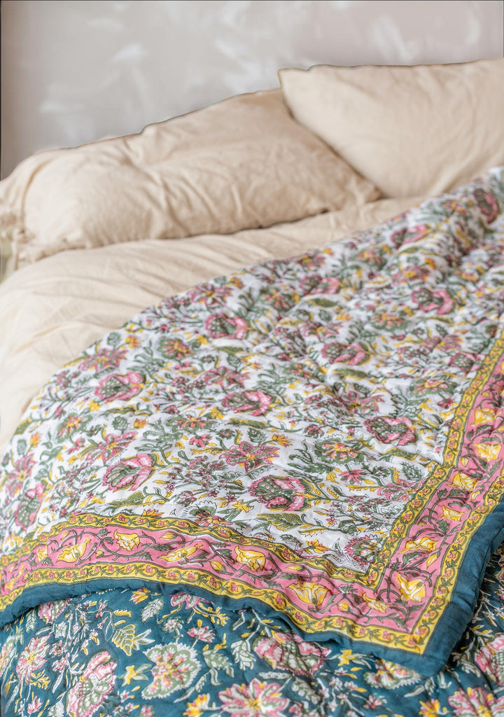 Close Up of The Floral Duvet Second Nature Online