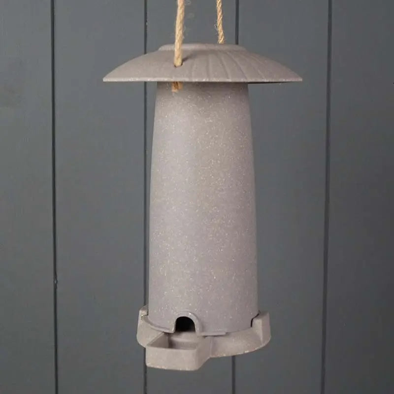 Earthy Seed Feeder For Your Garden - Recycled Straw