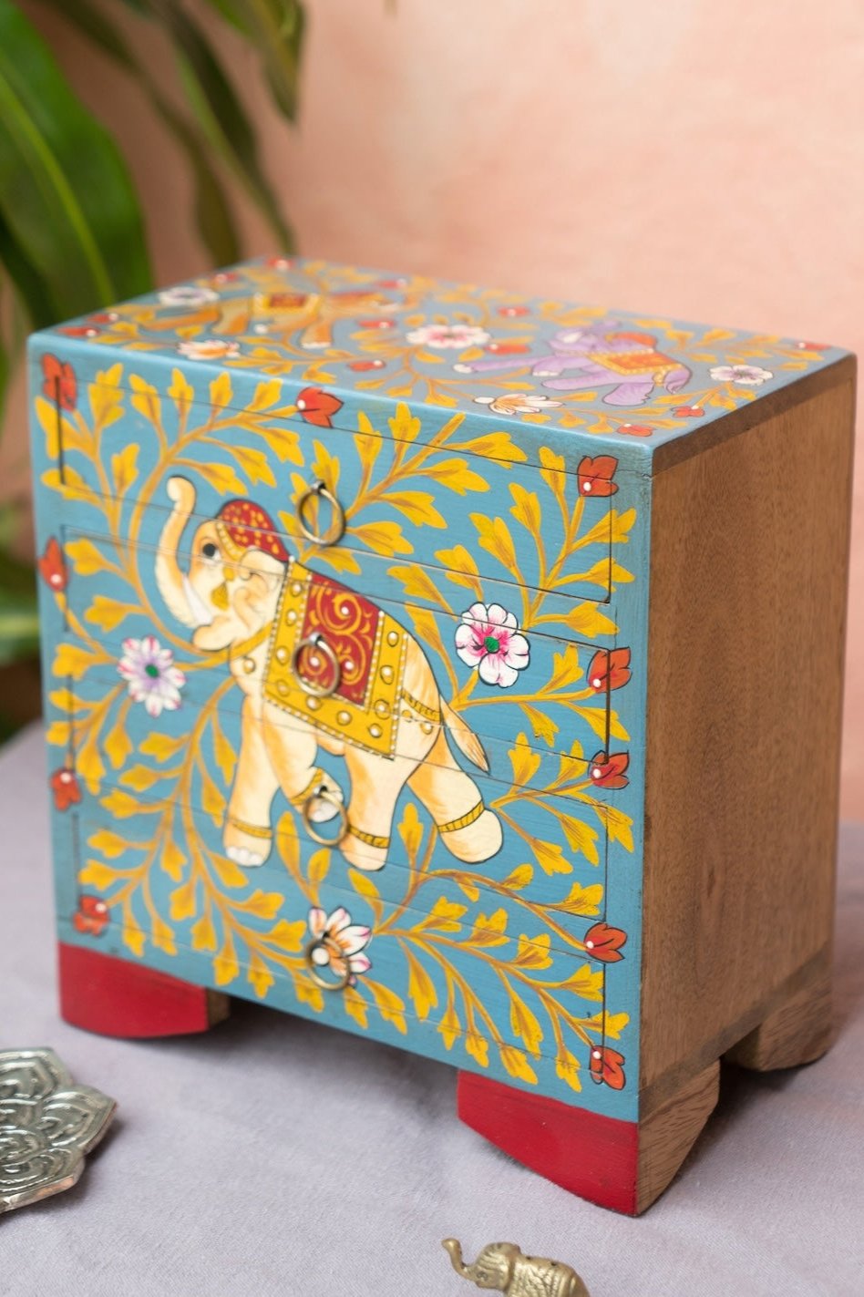 Good Luck Indian Elephant Jewellery Box Second Nature Online