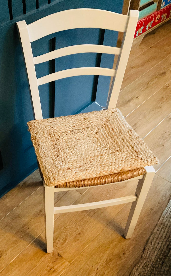 Rectangle Jute Seat Pad 42 cm x 37 cn x 2.5 cm