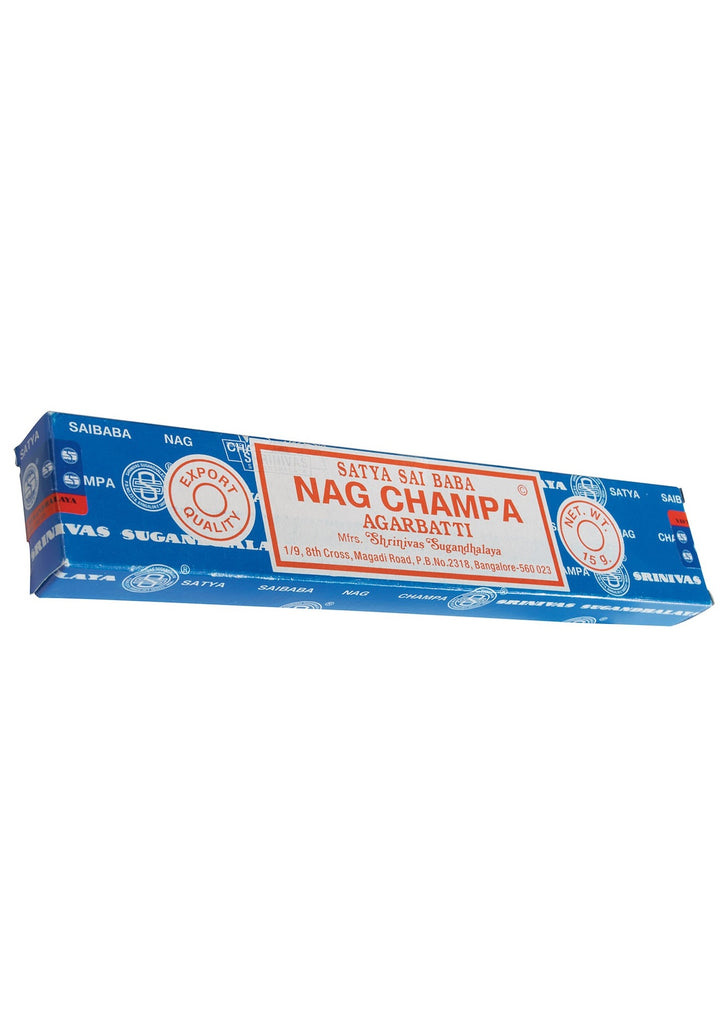 Incense Sticks from Bangalore Original Satya Sai Baba Nag Champa - 12 boxes |15 grams