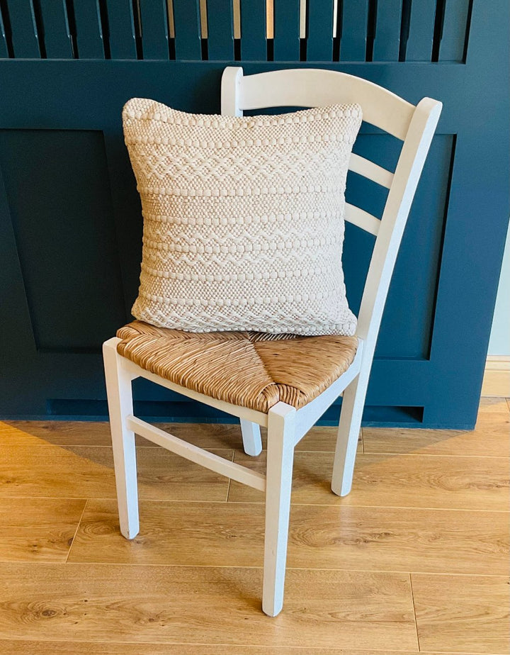 Small Cream Patterned Cushion Cover Second Nature Online