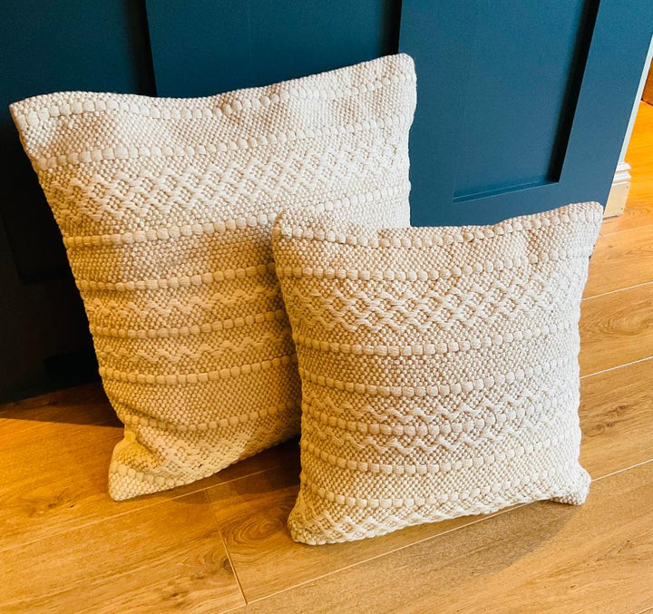 Large and Small Cream Neutral Cushion Covers Second Nature Online