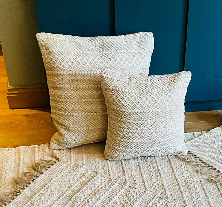 Cream Natural Cushion Covers Small and Large
