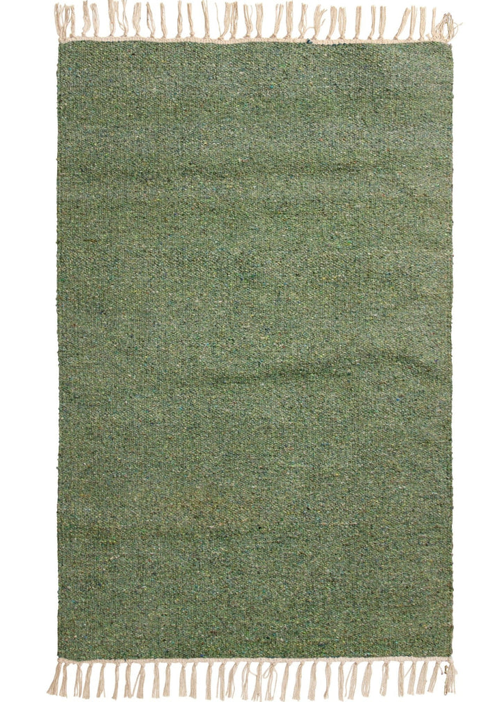Olive Cotton Yarn Rug - Second Nature online