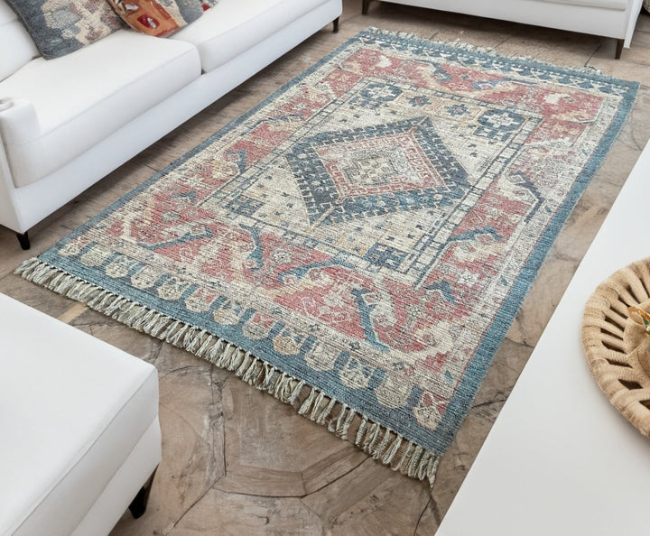 Pink Pastel Cotton Rug Second Nature Online