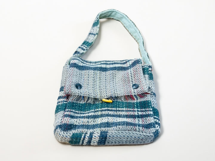 Heather Tartan Shoulder Bag Made With Recycled Wool