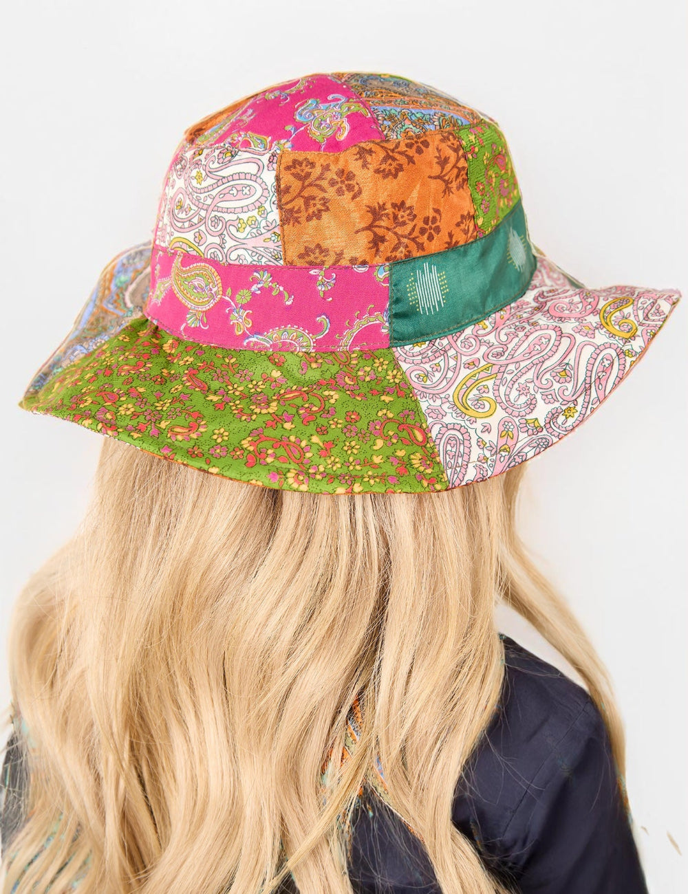 Sari Patchwork Sun Hat Second Nature Online