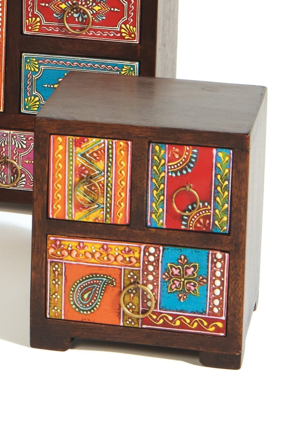 Small Mini Mango Wood Trinket Chest