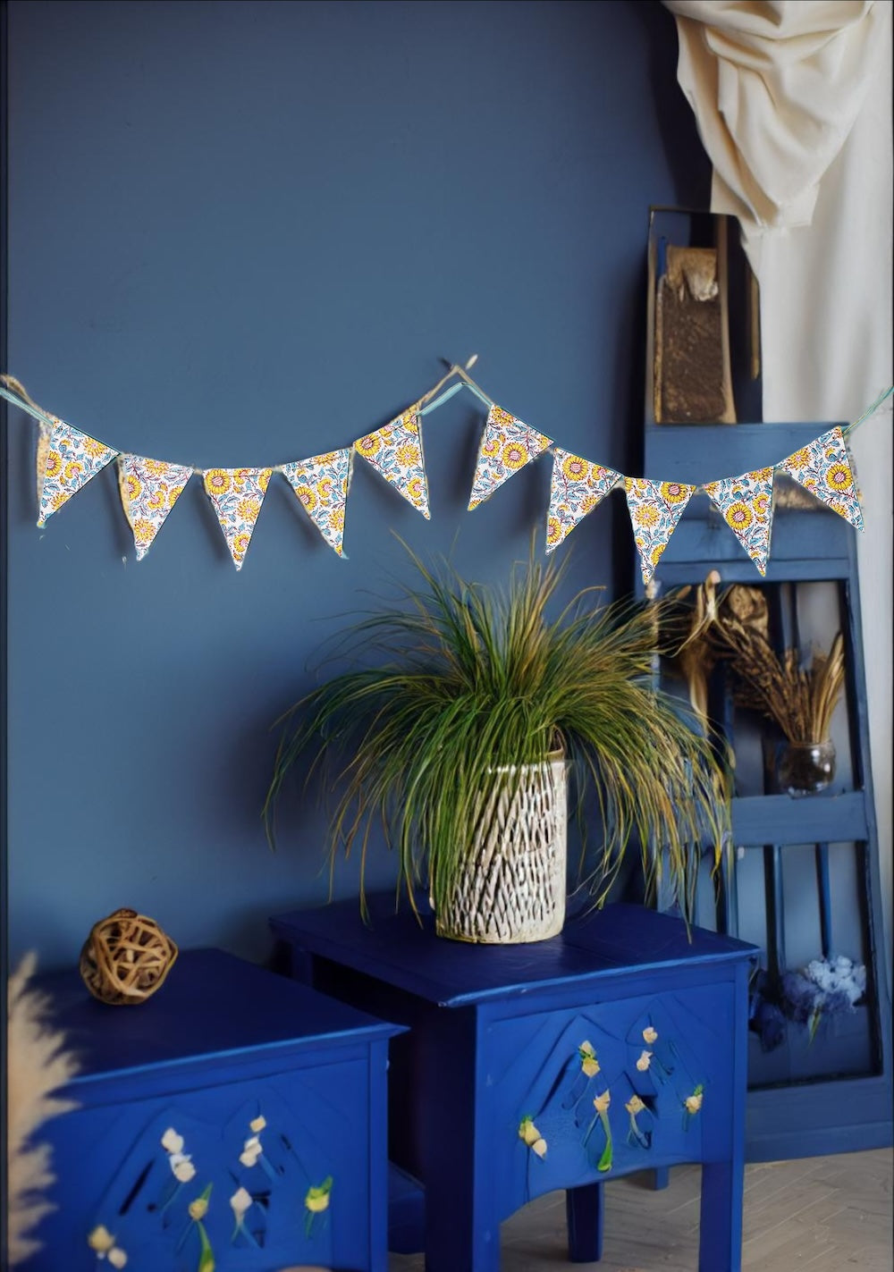 Sunflower Bunting Lifestyle Shot Second Nature Online
