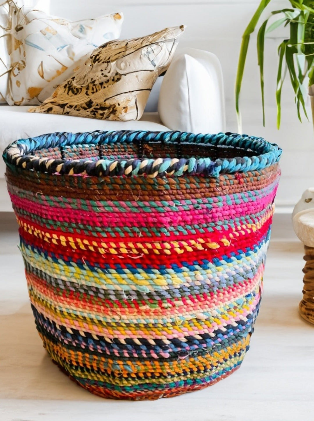 Tall Round Basket