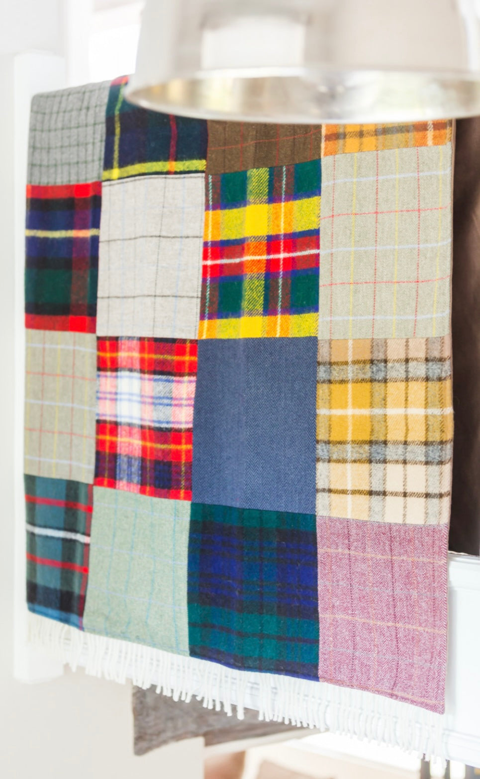 Tartan Luxury Lifestyle Shot of Throw Second Nature Online