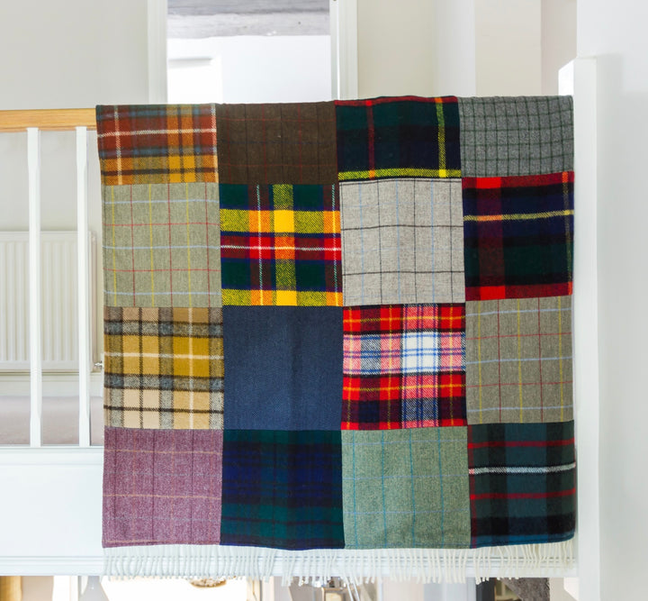 Tartan Wool Tweed Luxury Throw