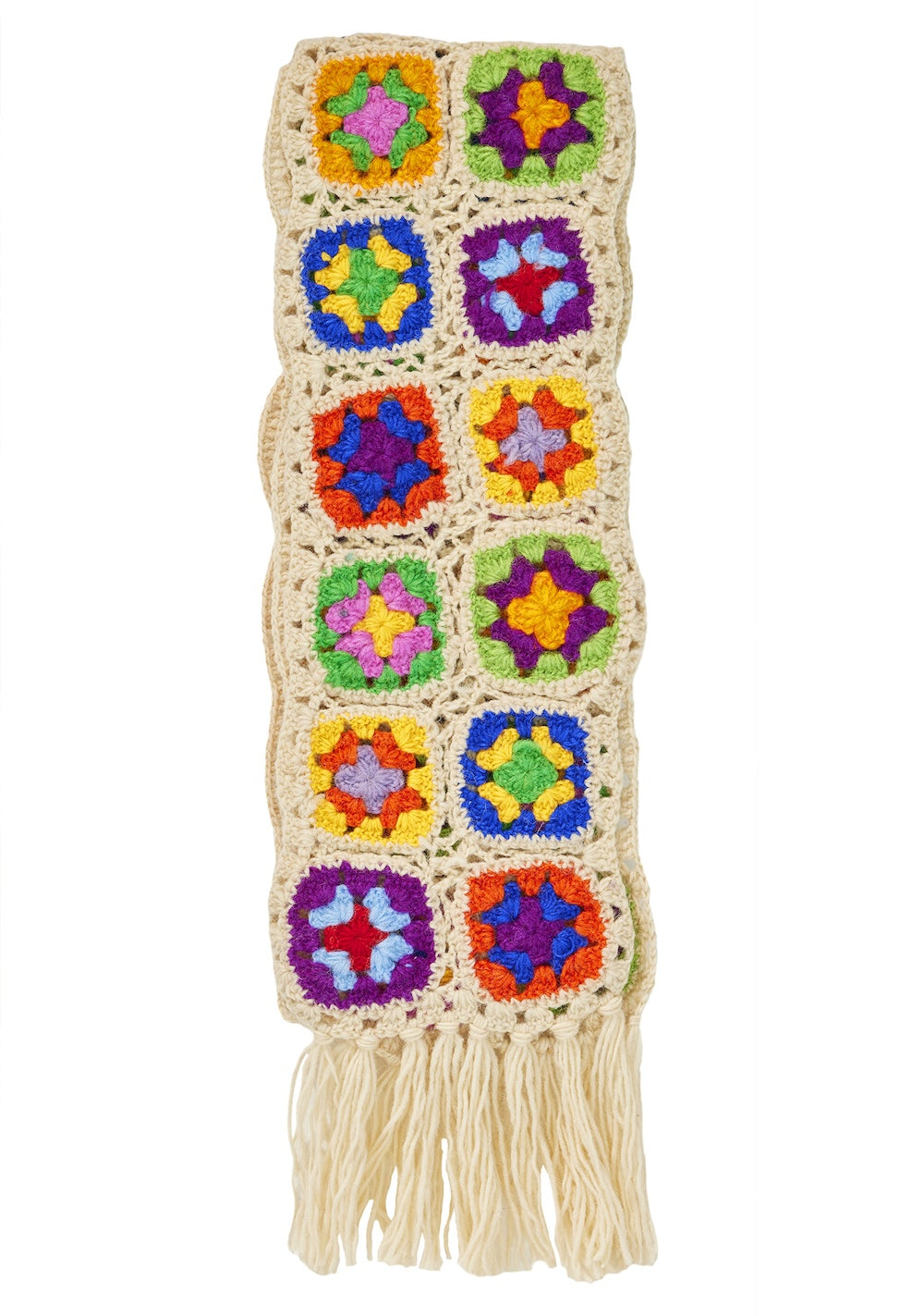 White Crochet Scarf - Second Nature Online