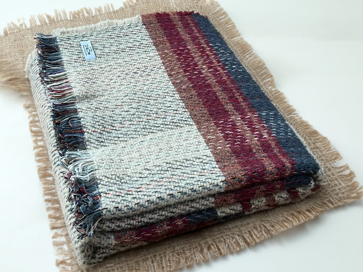 Highland Throw Luxury Recycled Wool Throw Rug 2 SIzes Available