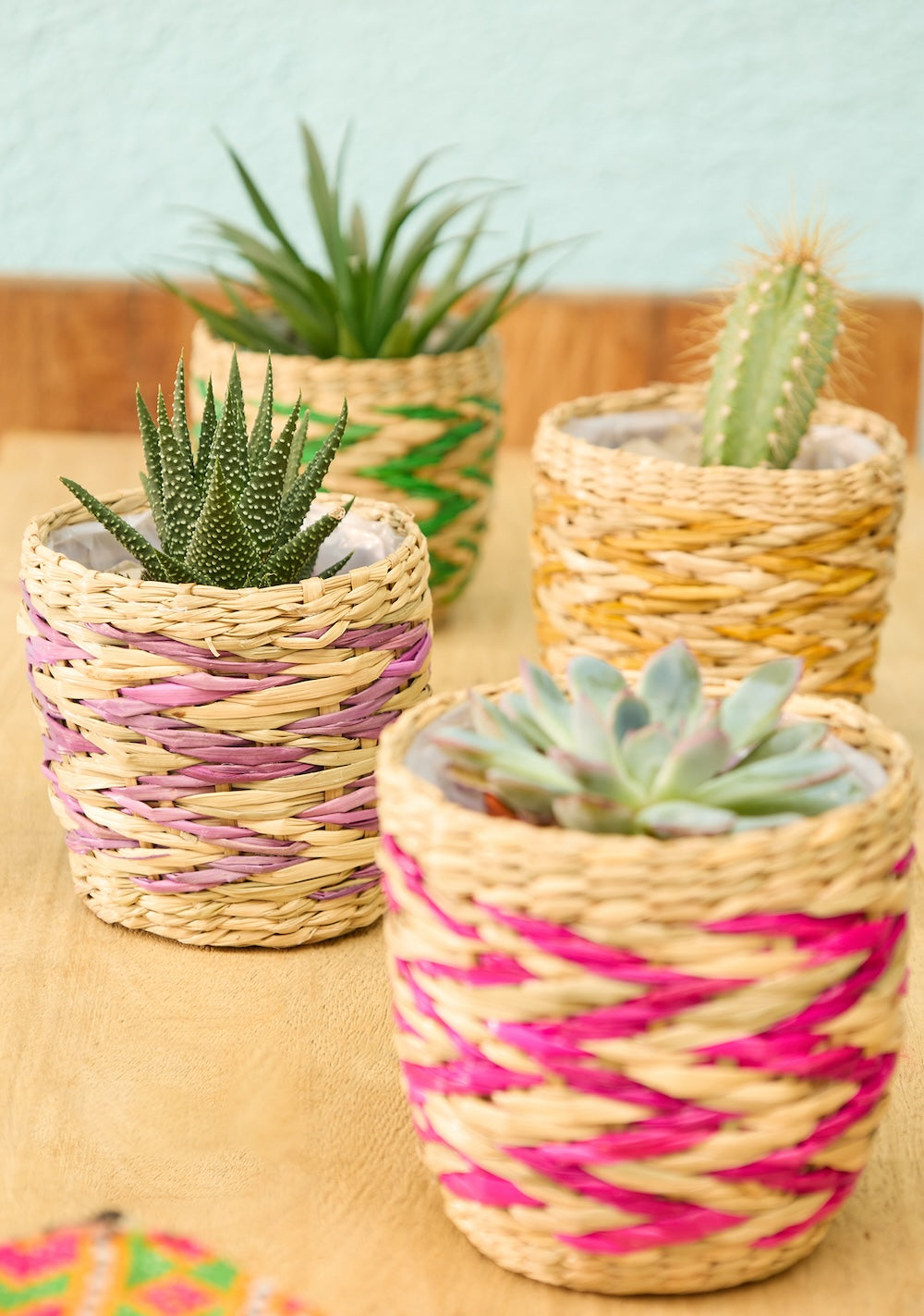 Small Mini Planters Set of 4 Pots - Second Nature Online