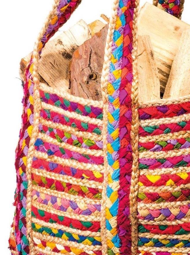 Jute Log Bag Second Nature Online