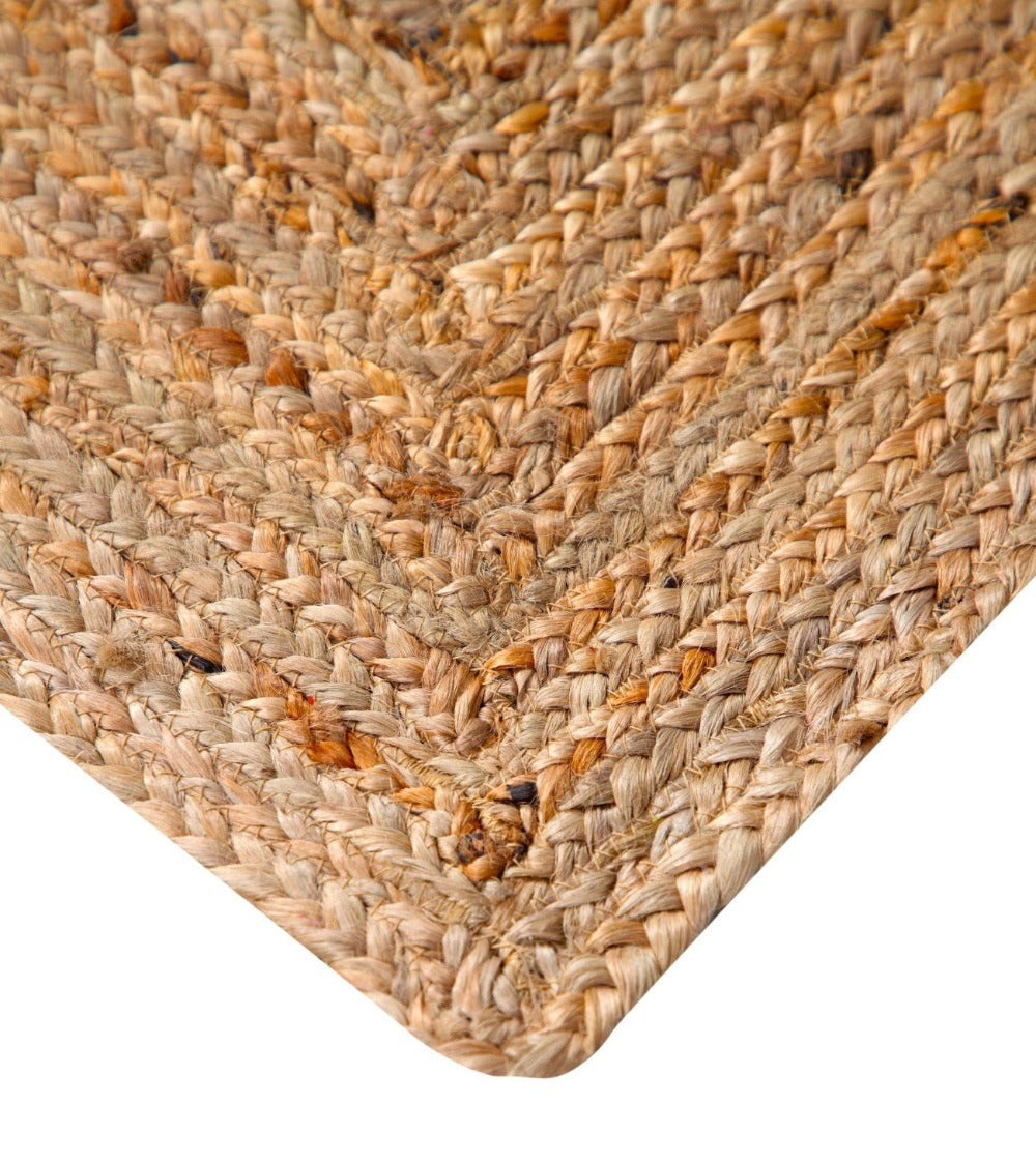 DHAKA Area Kitchen Rug Hand Woven Jute - Second Nature Online