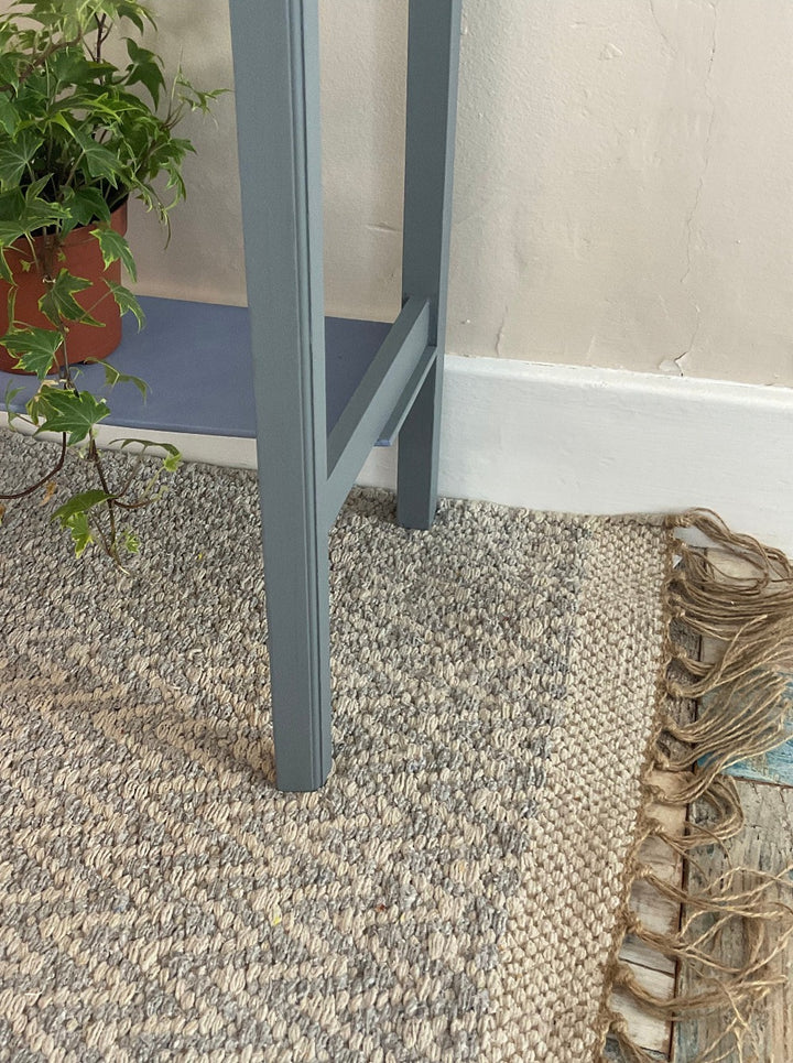 Greta Cotton Jute Pale Grey Rug Second Nature Online