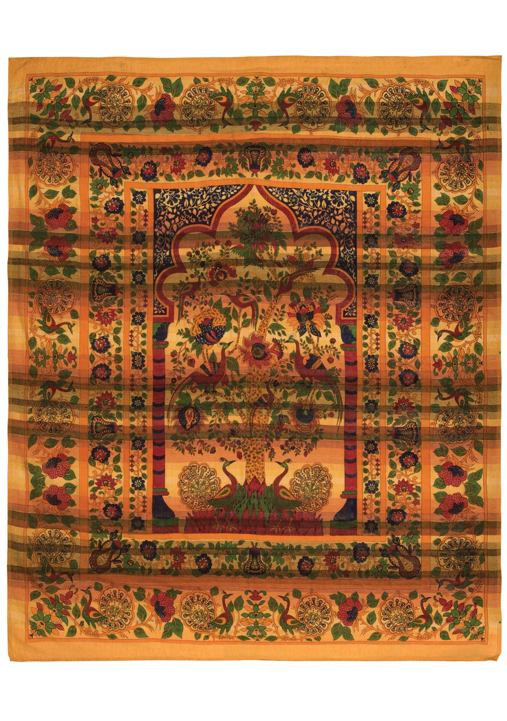 Indian Yellow Throw Wall Hanging - Second Nature Online