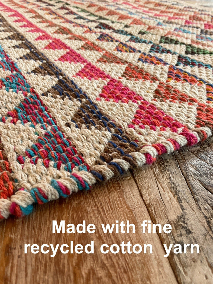 Cotton Karal Geometric Rug - Second Nature Online
