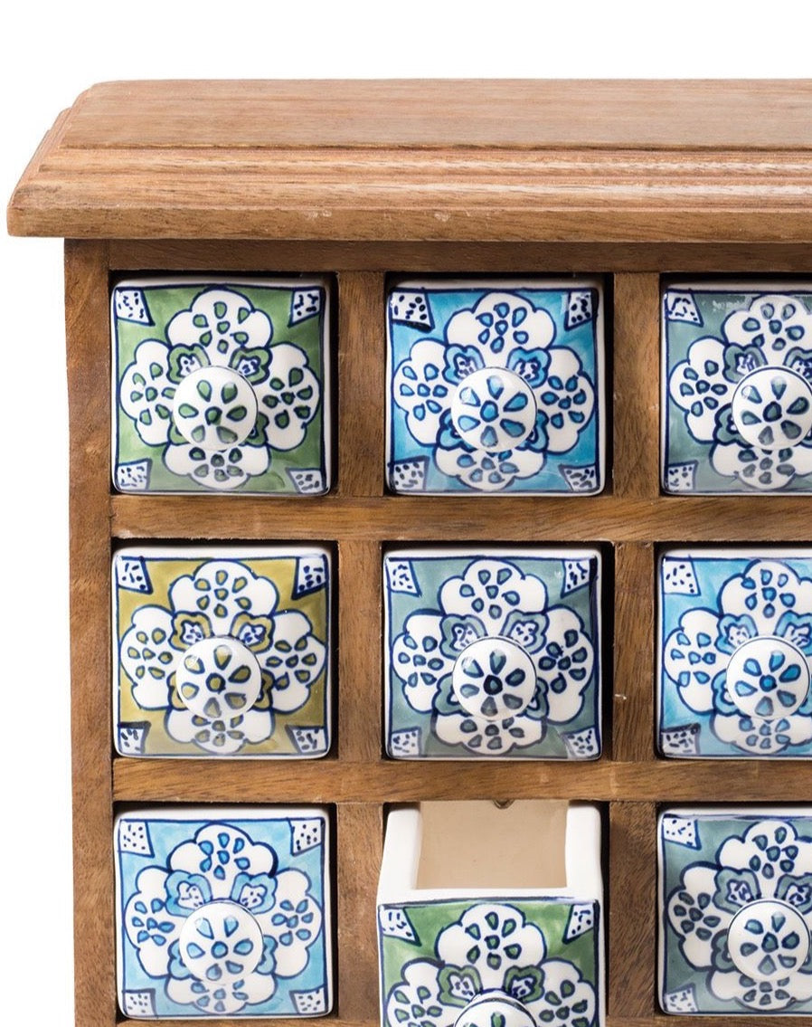 16 Drawer Ceramic Chest Second Nature Online