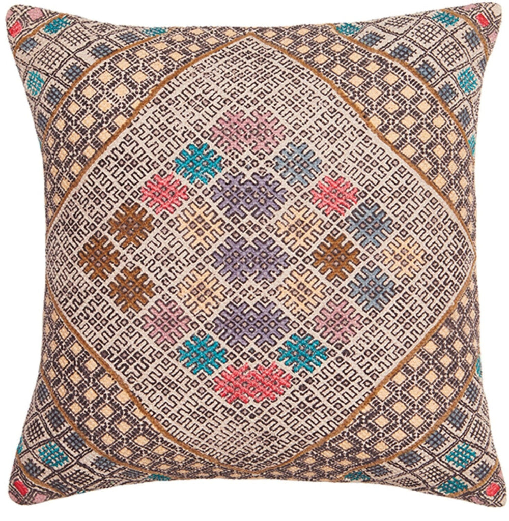Suzani Cotton Print Cushion Cover - Second Nature Online