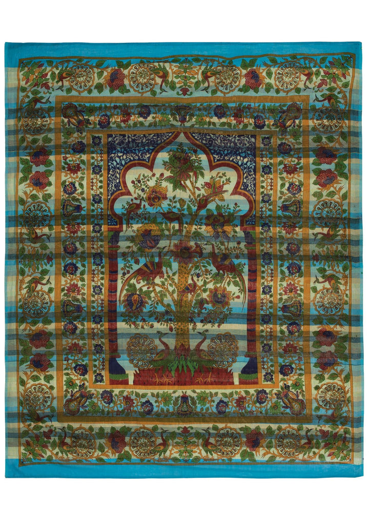Turquoise Indian Throw Wall Hanging