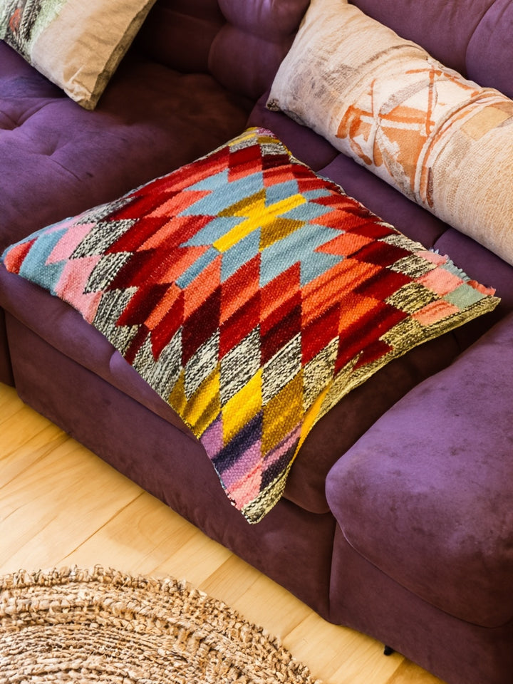 Aztec Multi Colour Cushion Cover