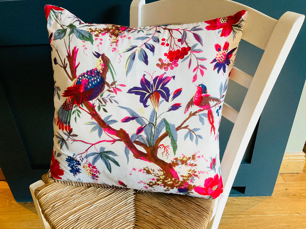 Bird print cushion covers hotsell