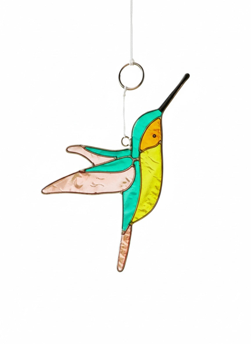 Bird Sun Catcher In a White Background
