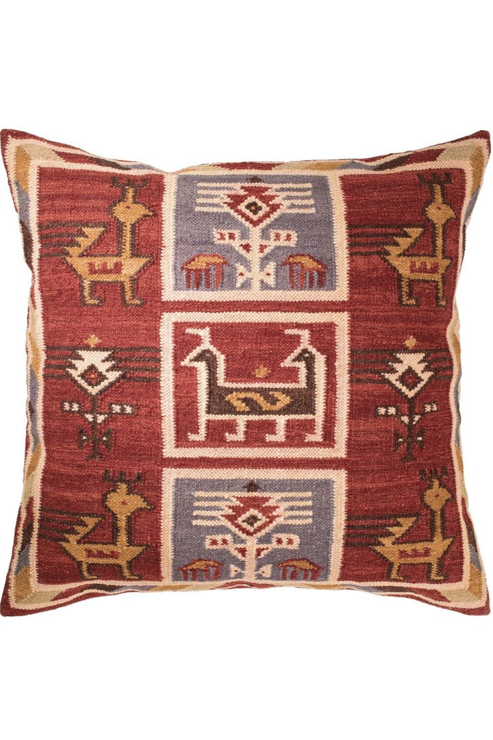 Birdsong Handloom Kilim Extra Large Floor Cushion 75 x 75cm Second Nature Online