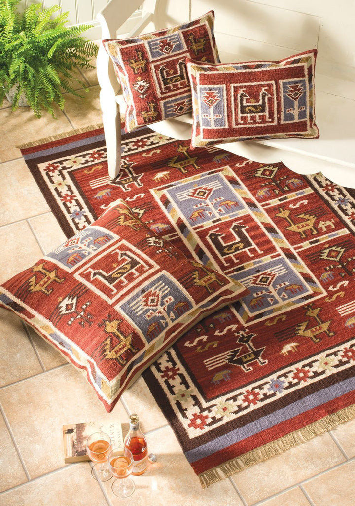 Birdsong Indian Large Floor Cushion