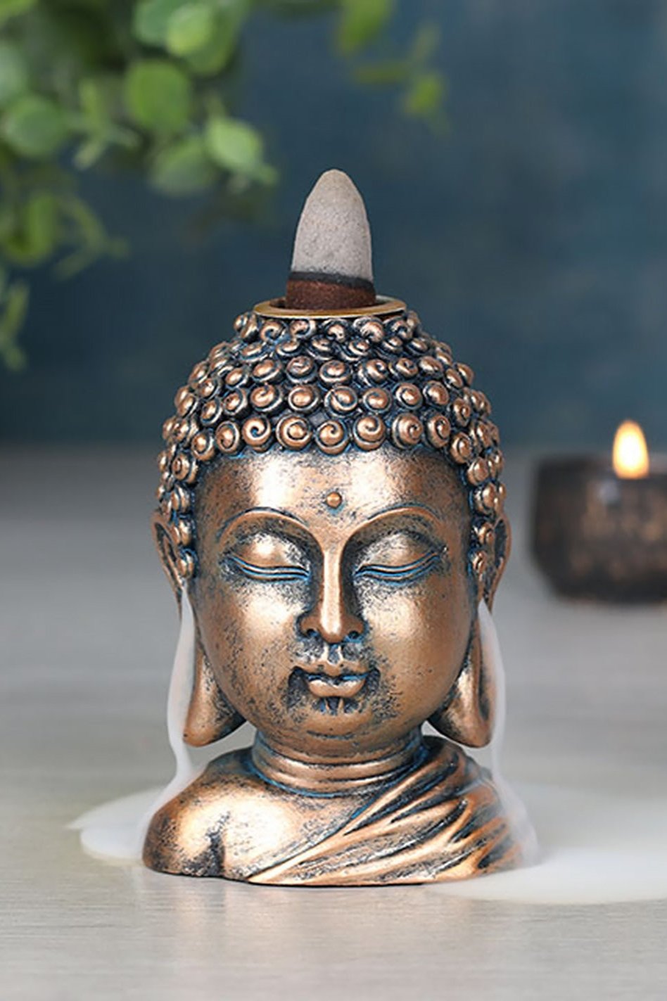 Buddha Head Backflow Incense Holder Second Nature Online