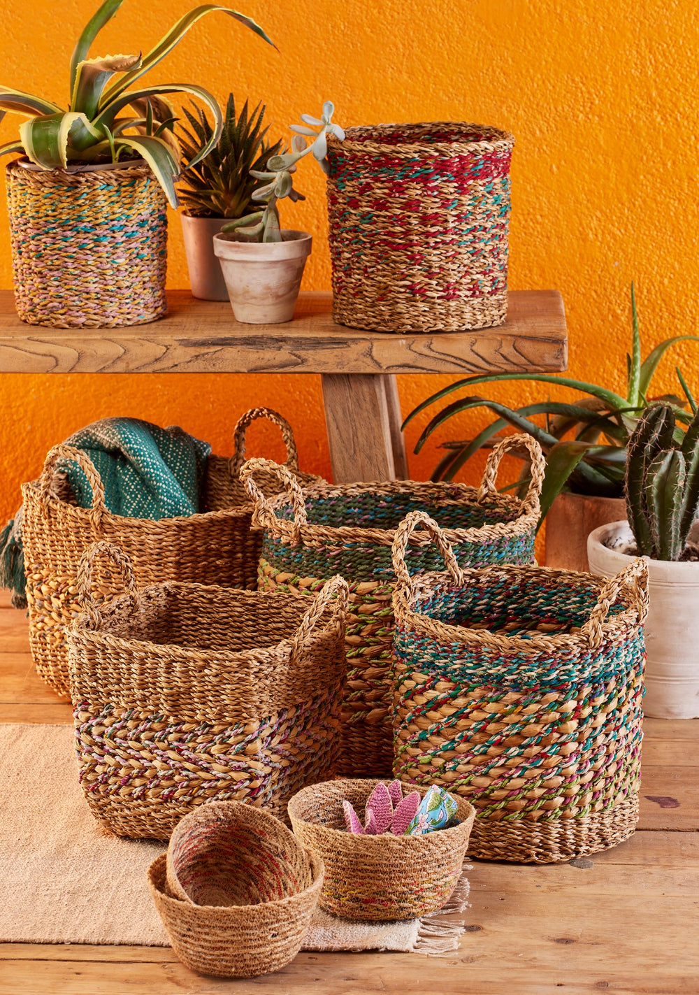 Collection of Seagrass Baskets - Second Nature Online