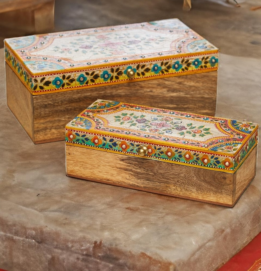 Hand Painted Indian Boxes