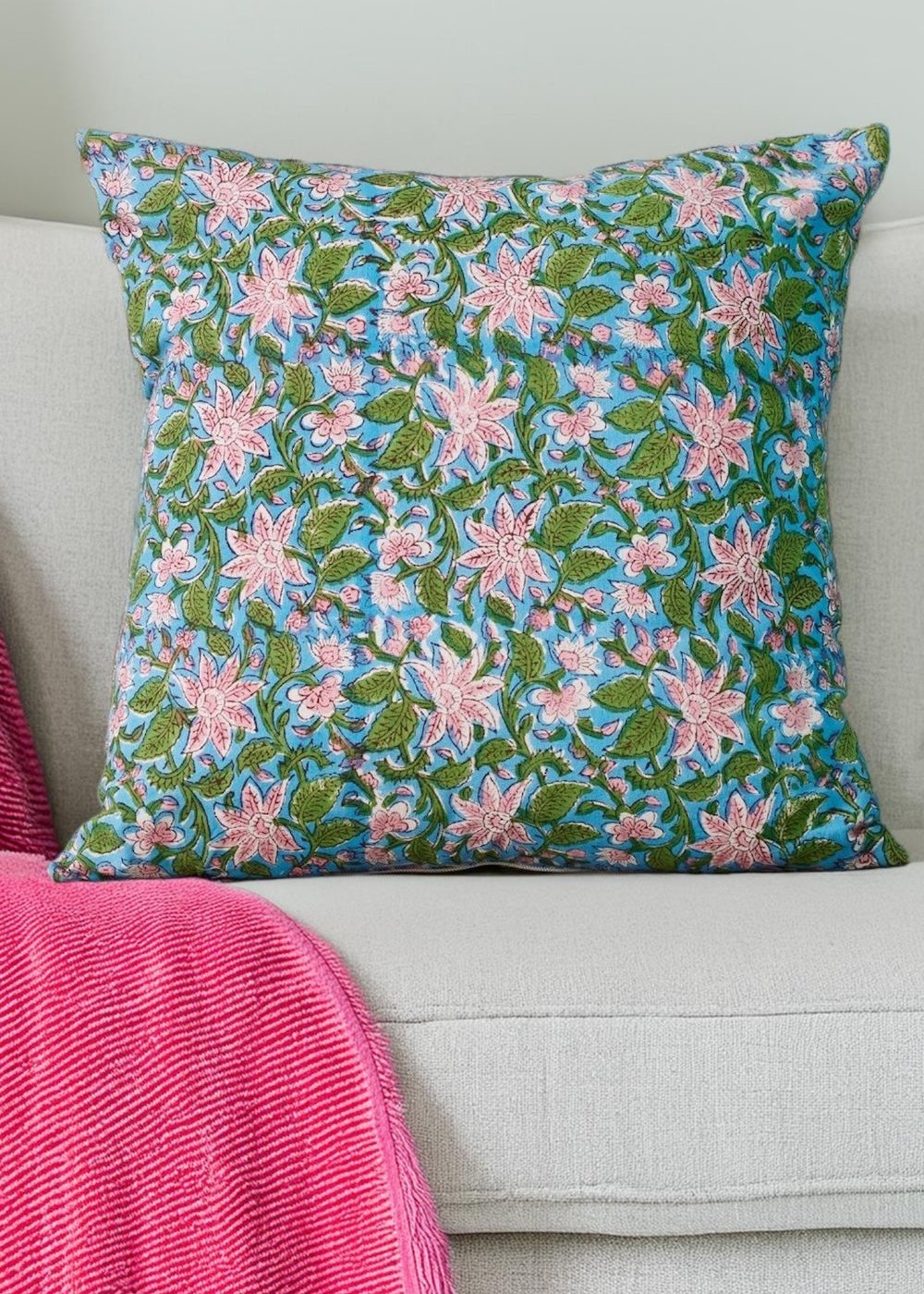 Floral Cotton Cushion Cover Second Nature Online