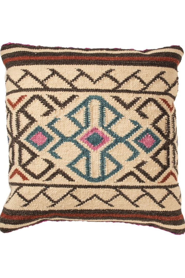 Natural Geometric Kilim Cushion Cover Second Nature Online