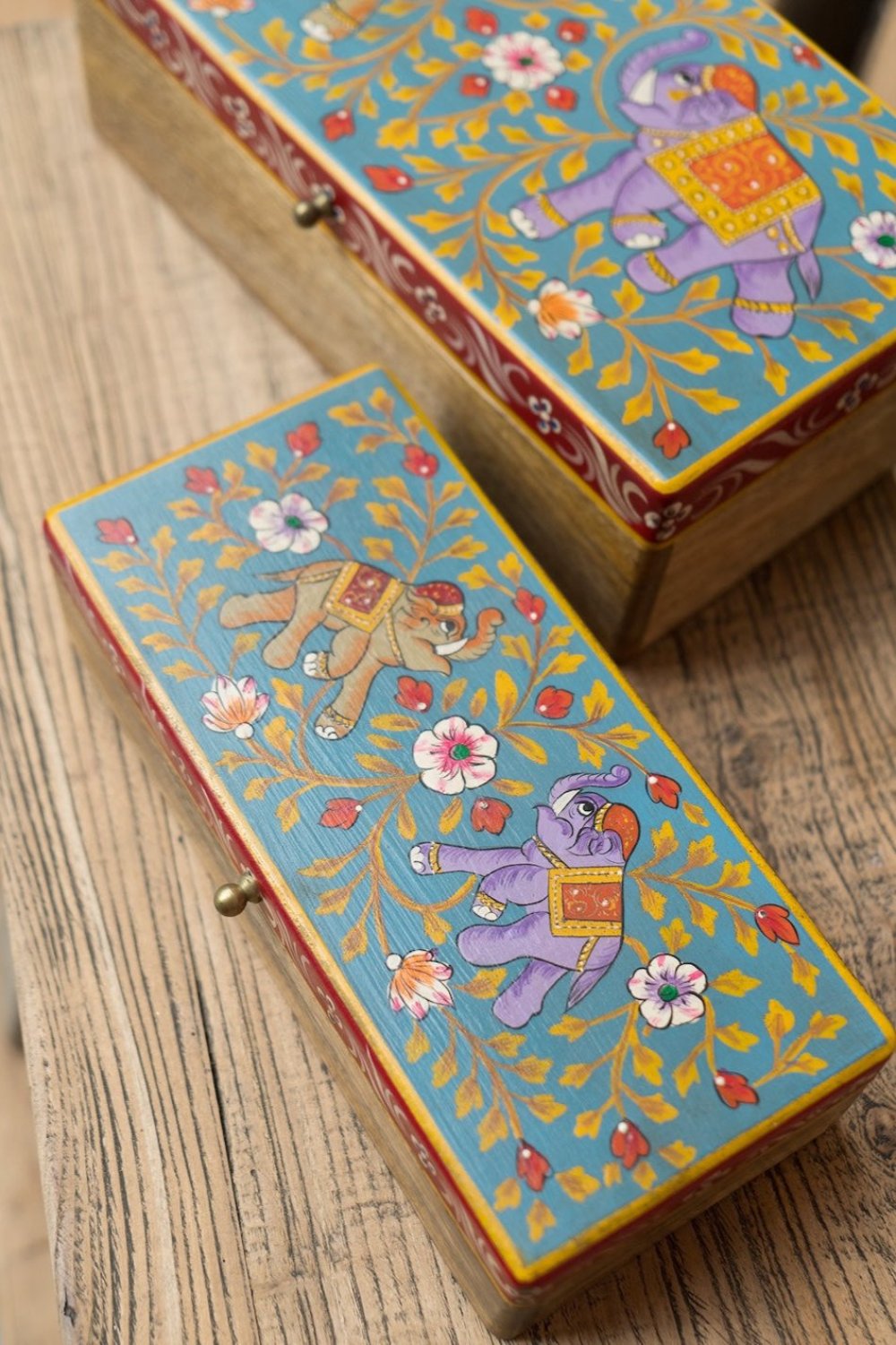 Indian Good luck Elephant jewellery Boxes 