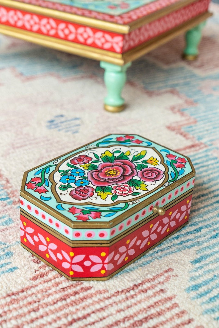 Indian Hand Painted Trinket Box Second Nature Online