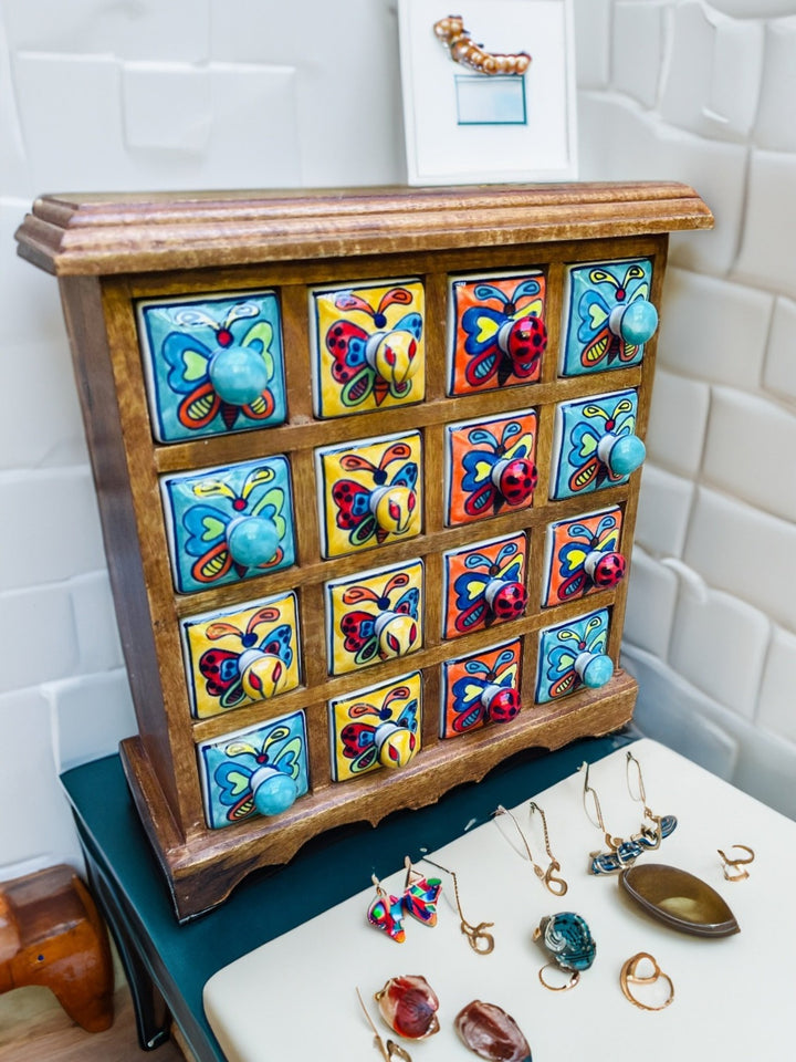 Jewellery Ceramic Wooden Chest Second Nature Online
