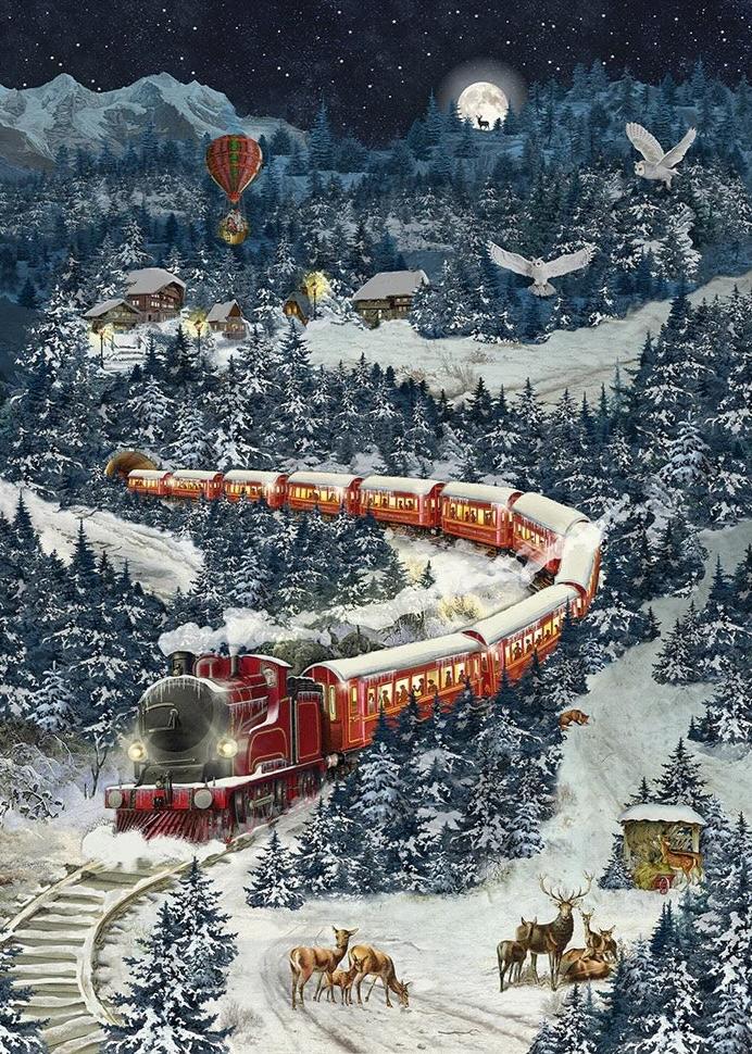 Magical Xmas Steam Train Advent Calander