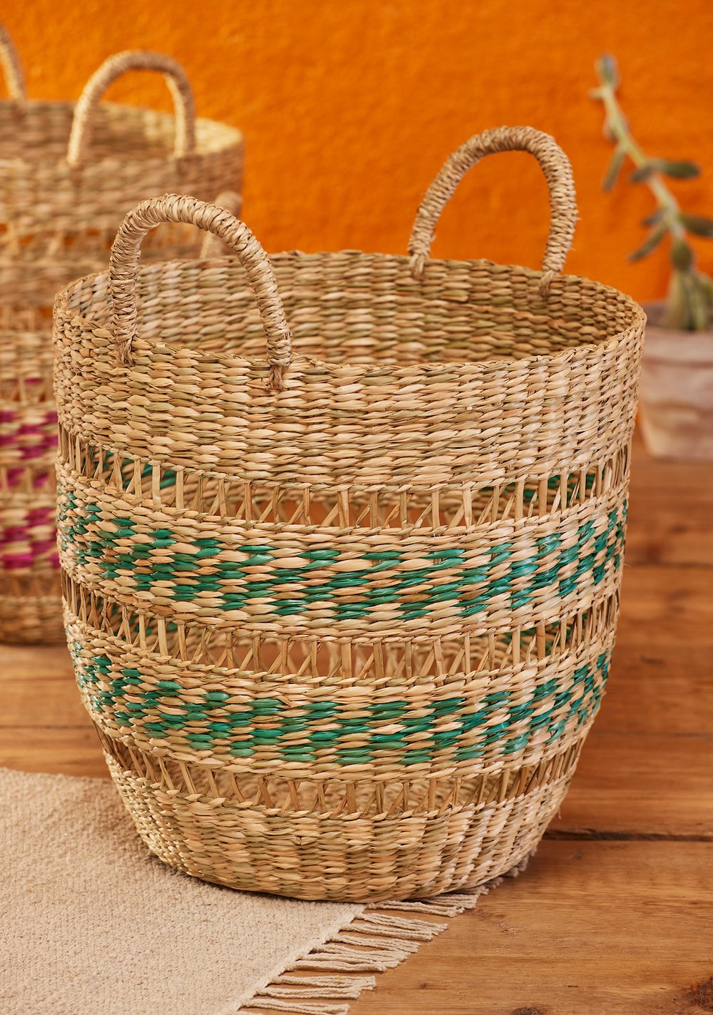 Natural Storage Seagrass Baskets Second Nature Online